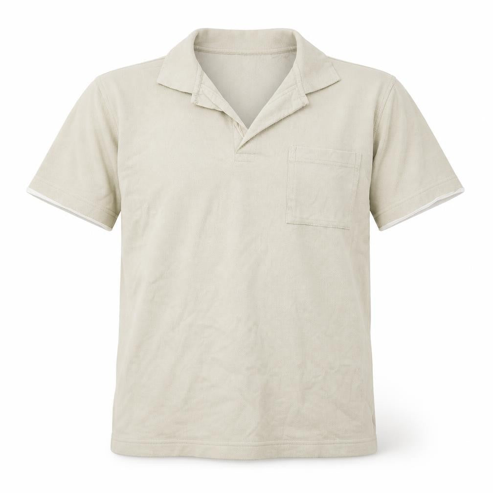 Cedarwood State Mens Beige Polo Size M