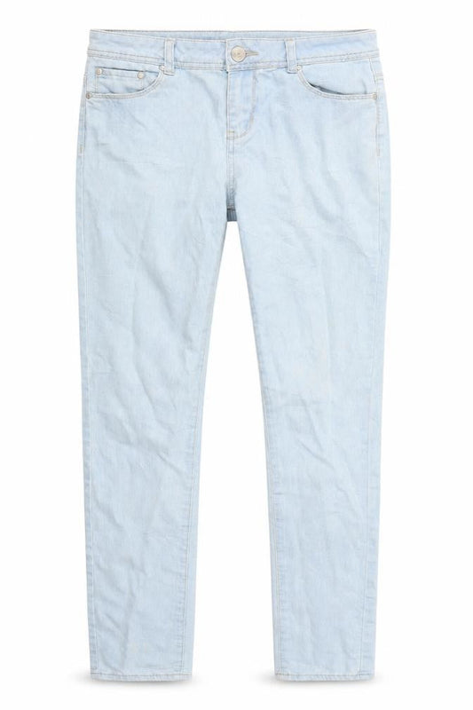 Womens Blue  Denim Skinny Jeans Size 12 L30 in