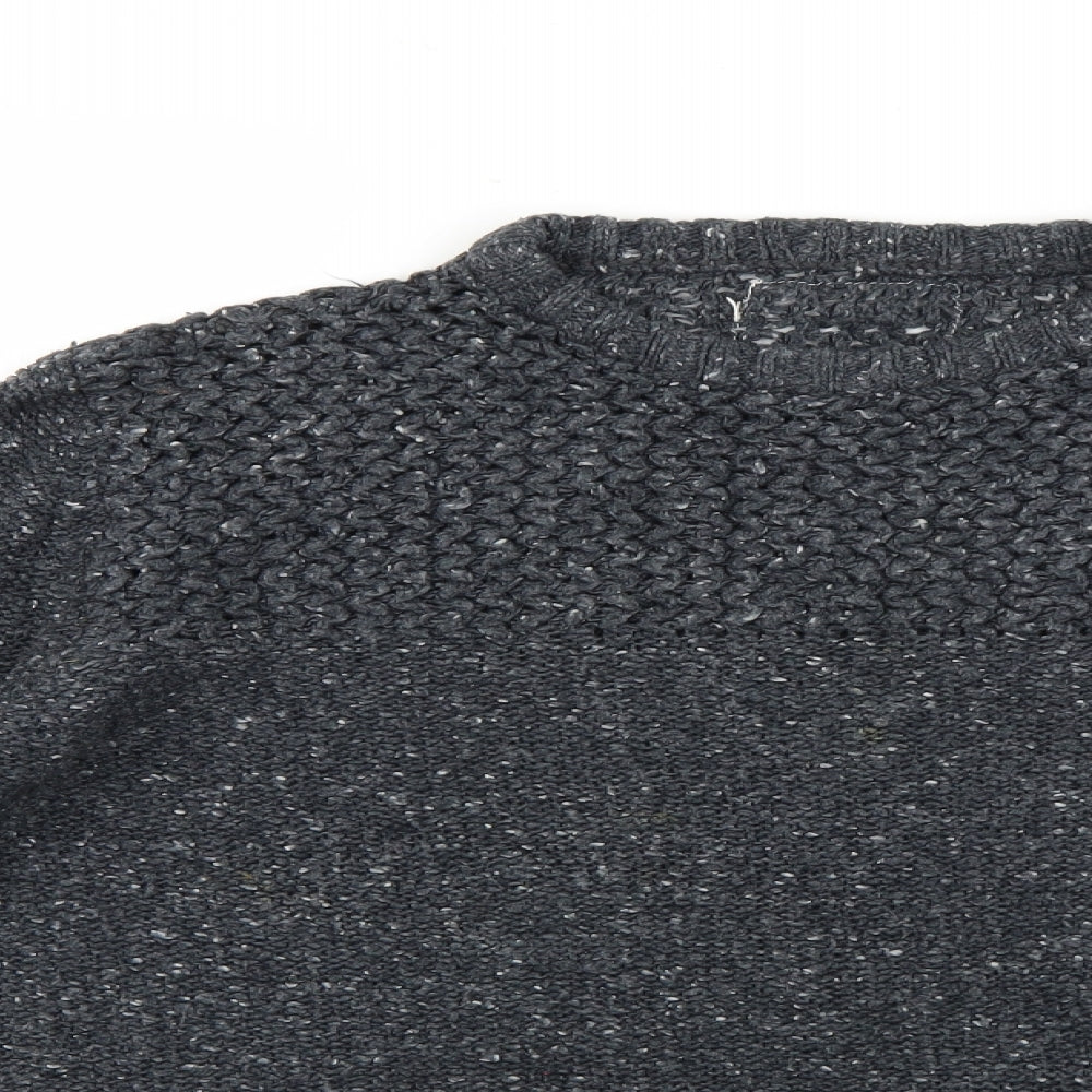 denim73 Mens Grey   Pullover Jumper Size L