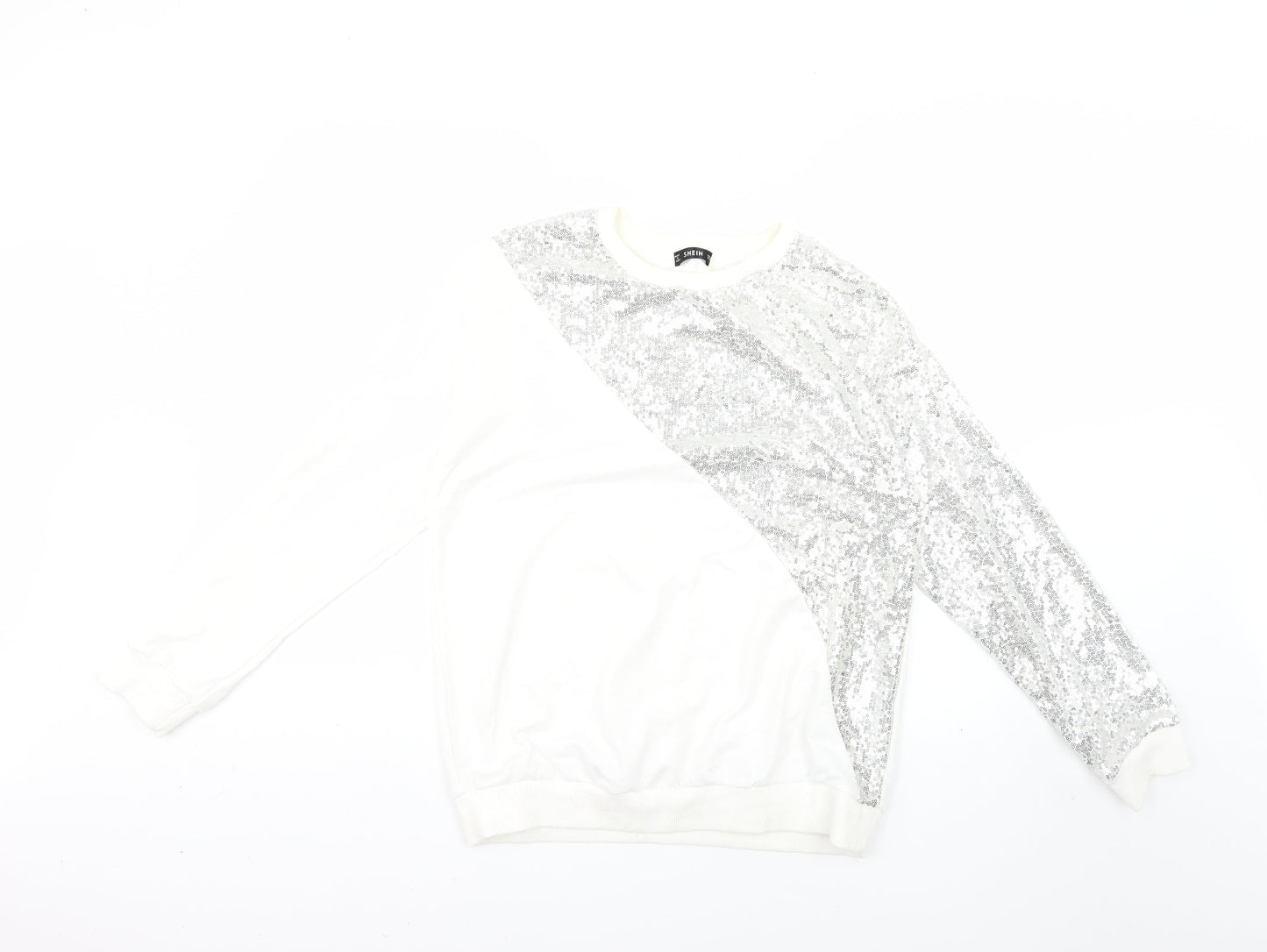 SheIn Womens Silver   Pullover Jumper Size M