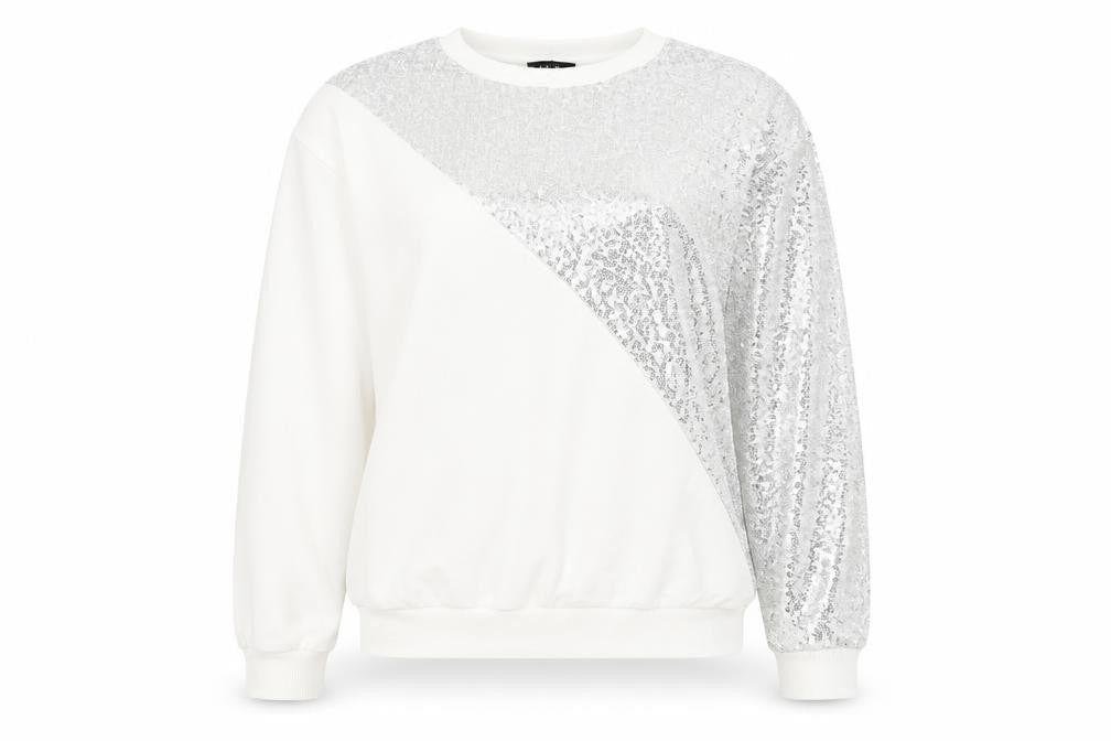 SheIn Womens Silver   Pullover Jumper Size M