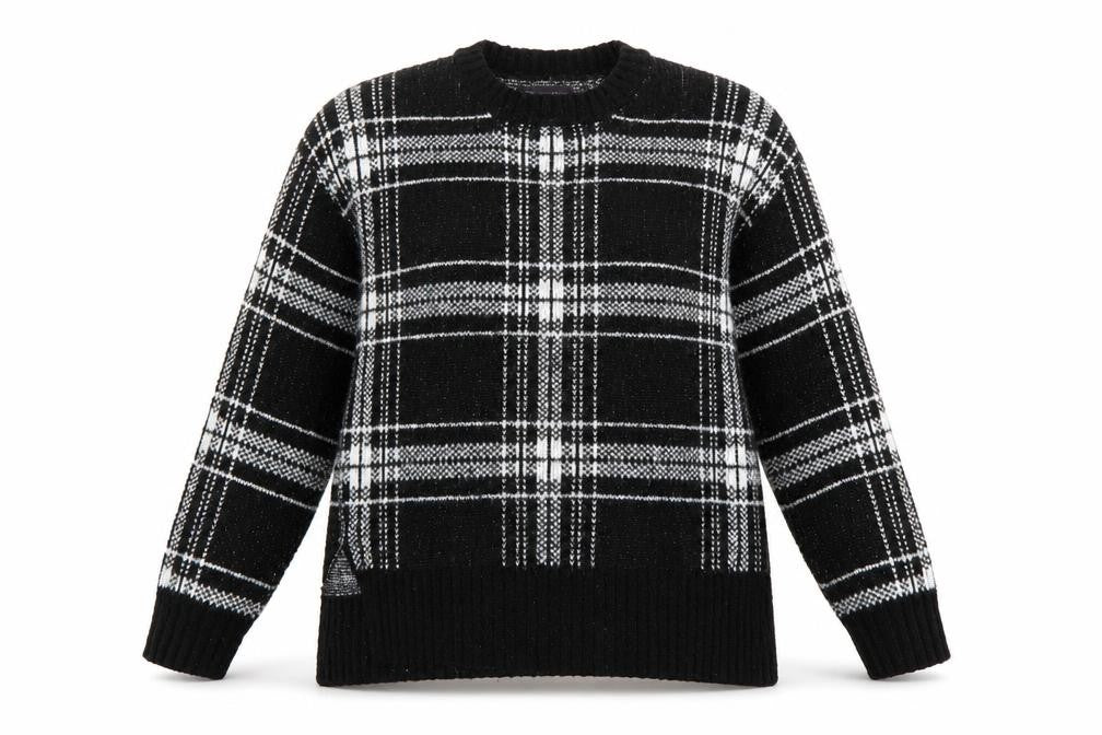 Marks & Spencer Womens Multicoloured Check  Pullover Jumper Size M