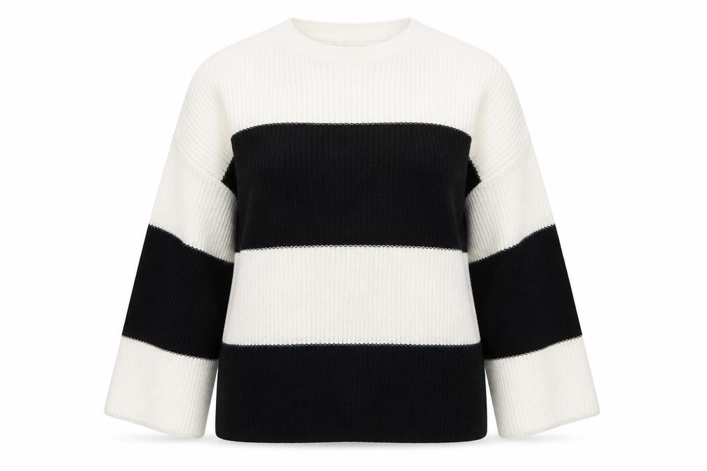 Marks & Spencer Womens Multicoloured Striped  Pullover Jumper Size M