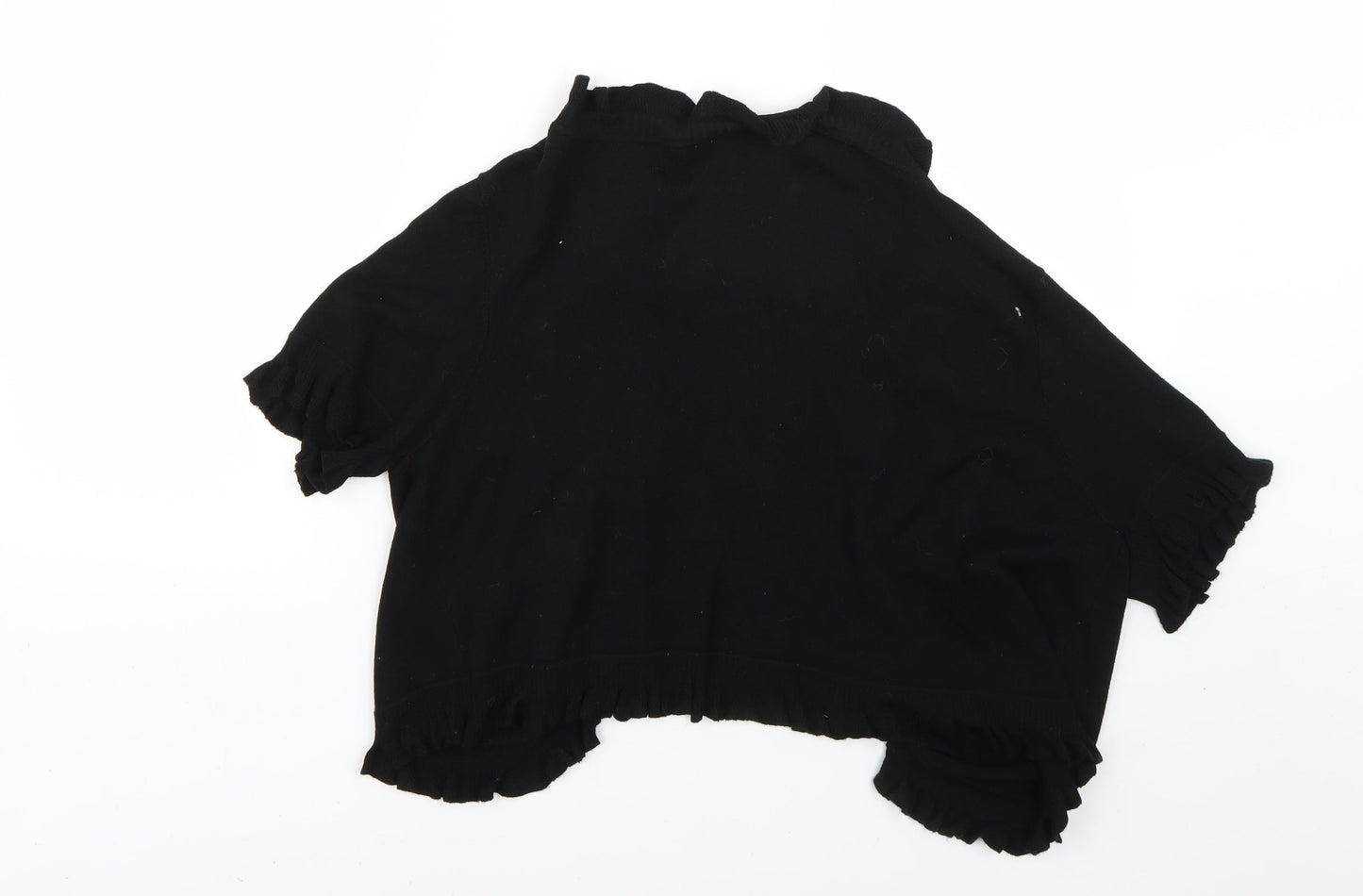 M&Co Womens Black   Cardigan Jumper Size L