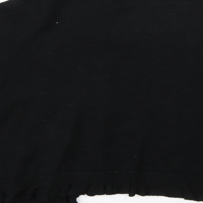 M&Co Womens Black   Cardigan Jumper Size L