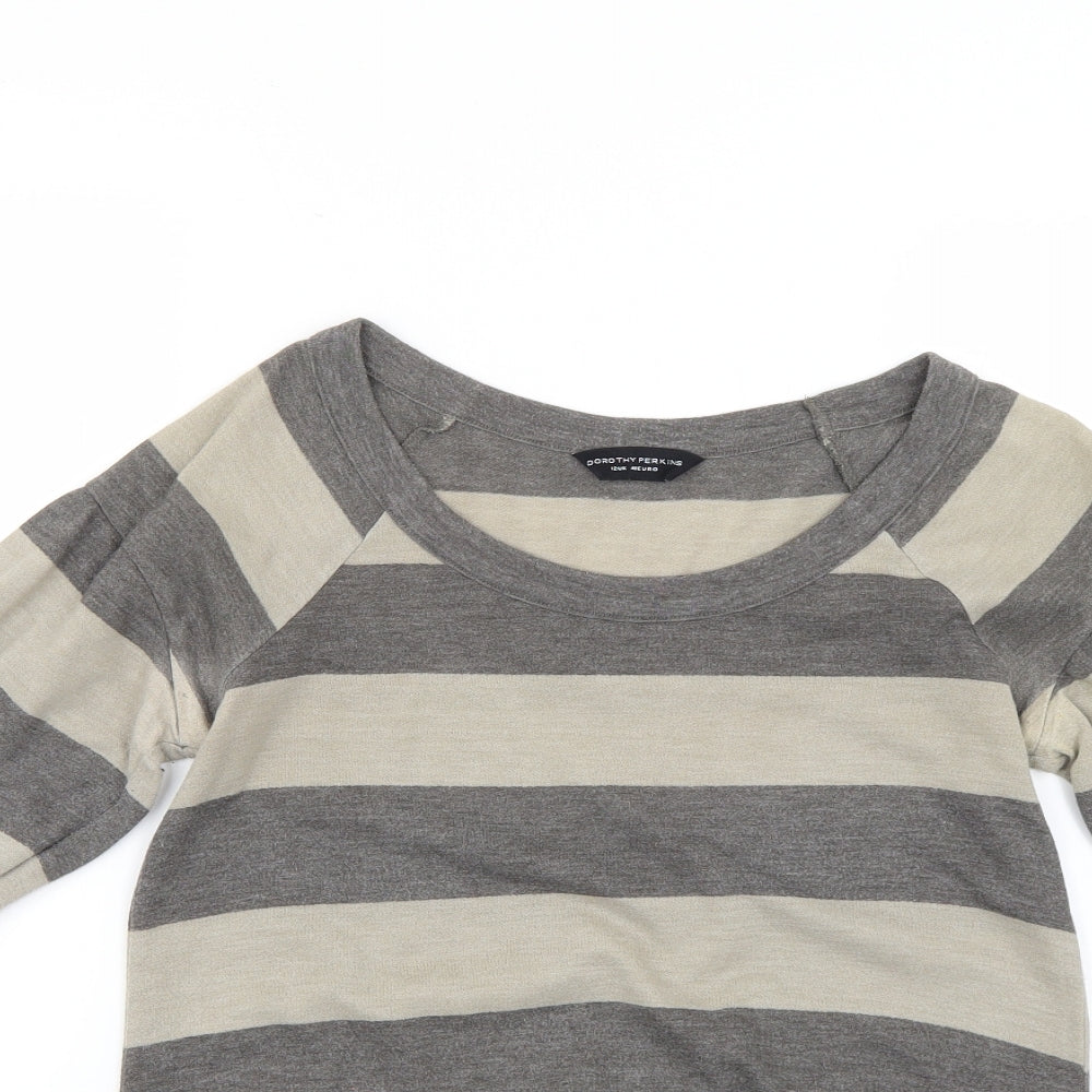 Dorothy Perkins Womens Multicoloured Striped  Pullover Jumper Size 12
