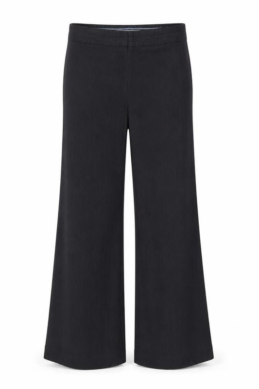 NEXT Womens Black Striped  Trousers  Size 12 L26 in