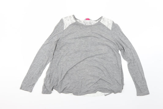 Dorothy Perkins Womens Grey   Pullover Jumper Size 14