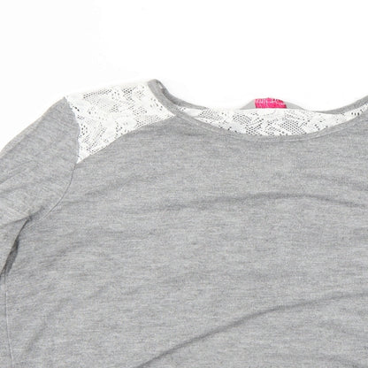 Dorothy Perkins Womens Grey   Pullover Jumper Size 14
