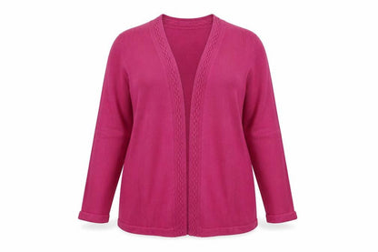 Julipa Womens Pink  Knit Wrap Jumper Size 16