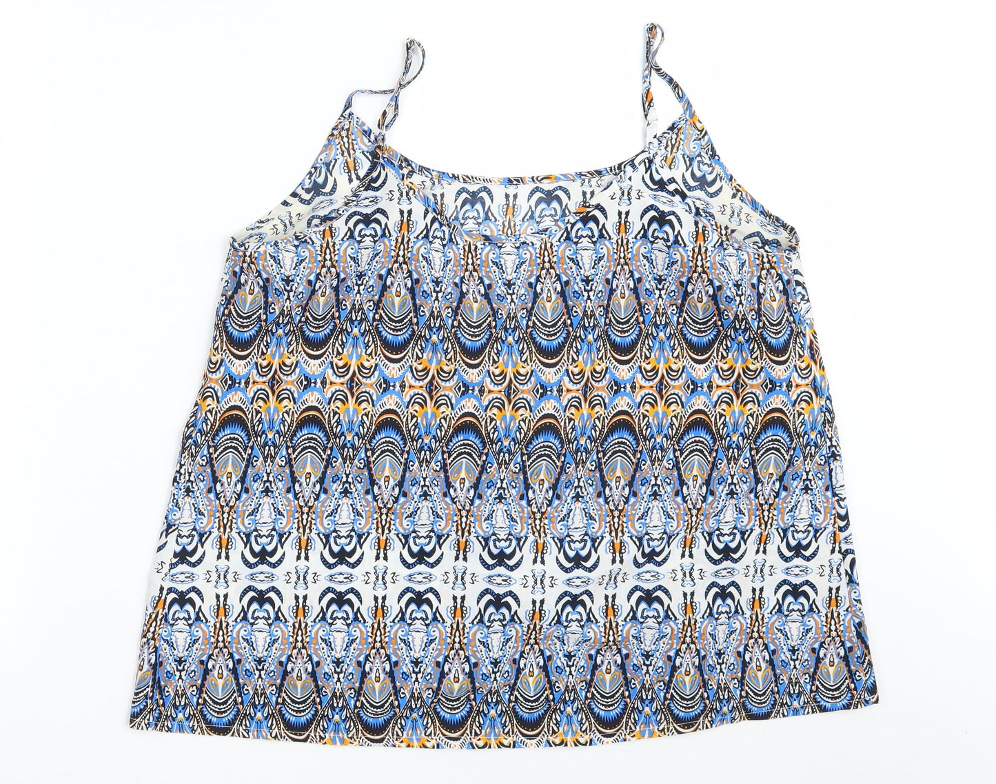 Label Be Womens Multicoloured Argyle/Diamond  Camisole Tank One Size
