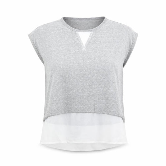 Azara Paris Womens Grey   Basic T-Shirt One Size
