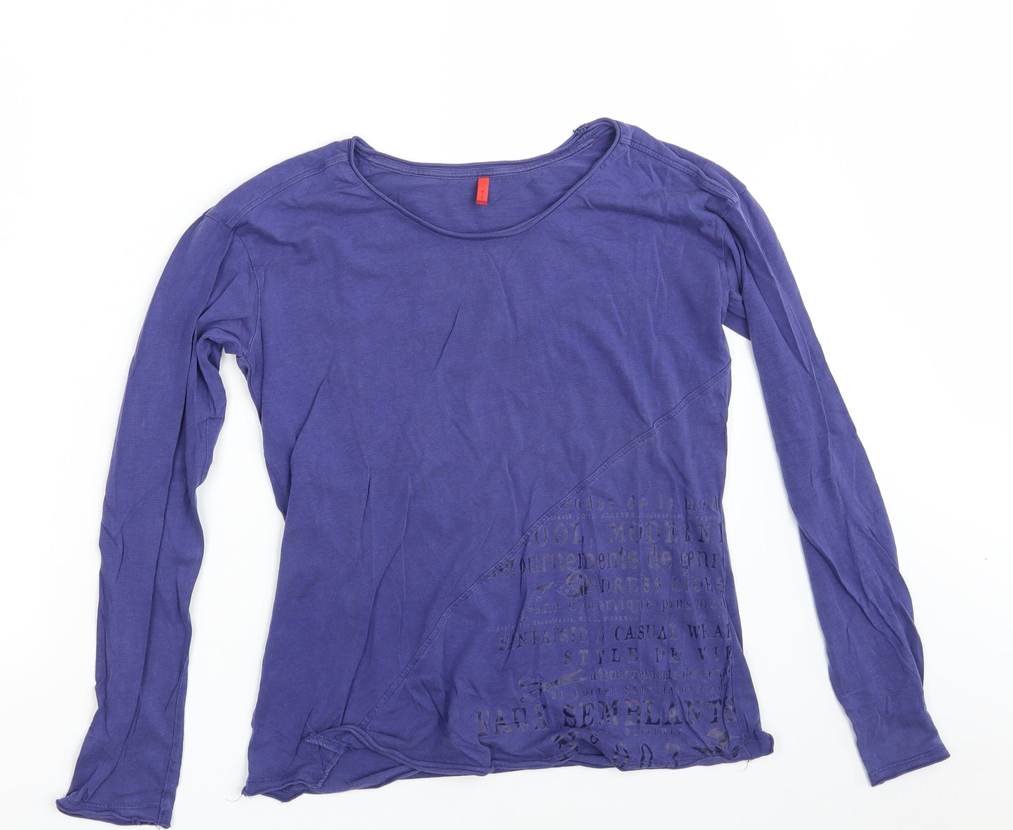 Preworn Womens Blue   Basic T-Shirt One Size