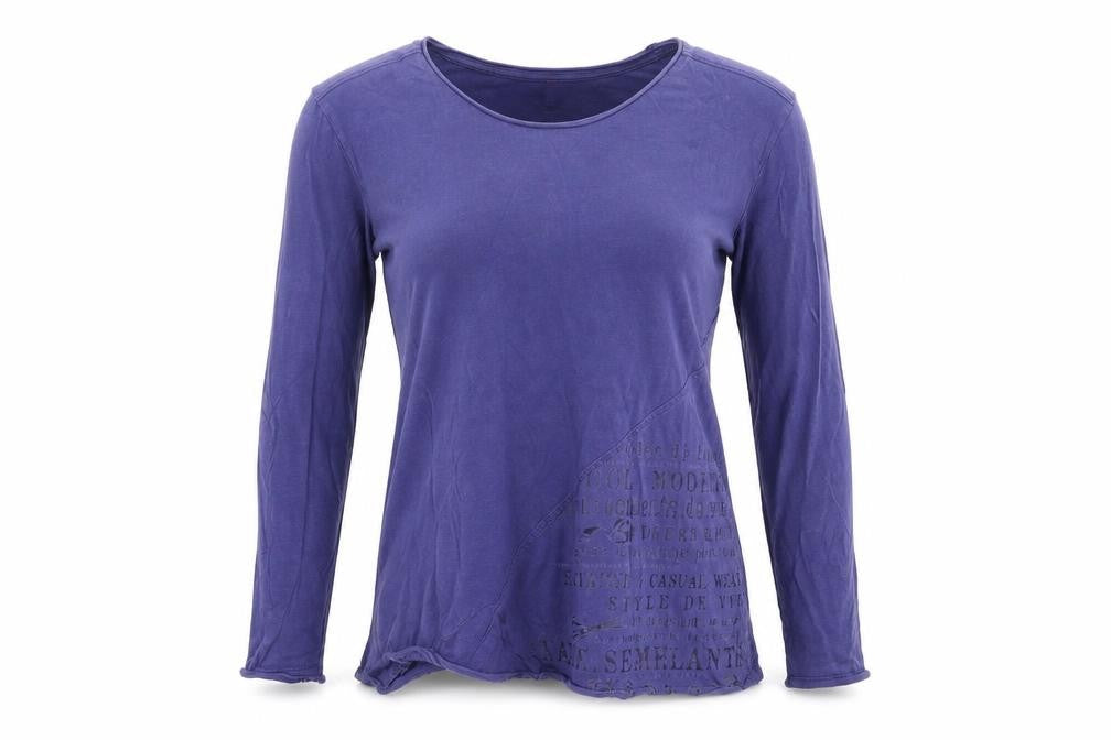 Preworn Womens Blue   Basic T-Shirt One Size