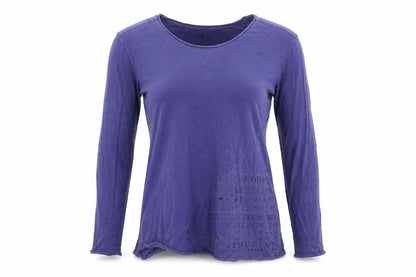 Preworn Womens Blue   Basic T-Shirt One Size
