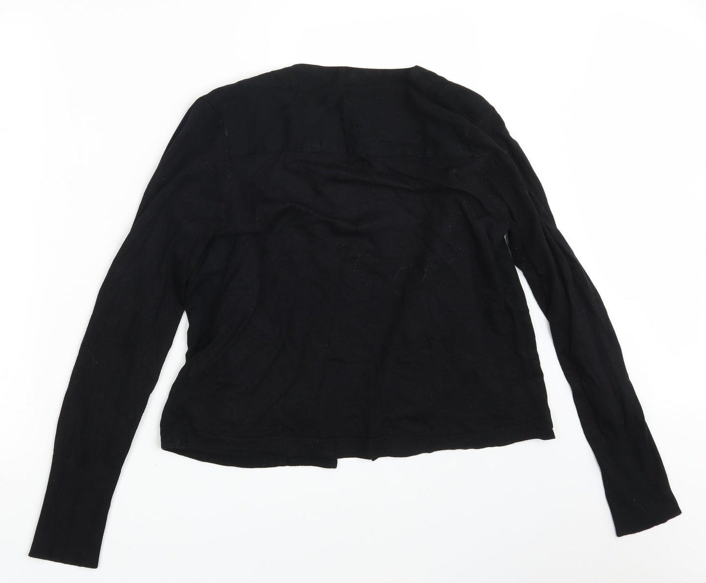 Per Una Womens Black   Wrap Jumper Size 12
