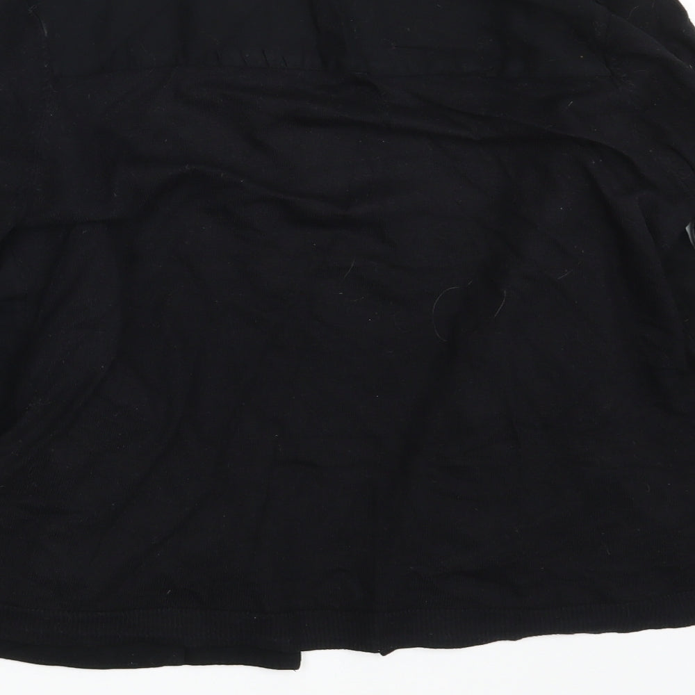 Per Una Womens Black   Wrap Jumper Size 12