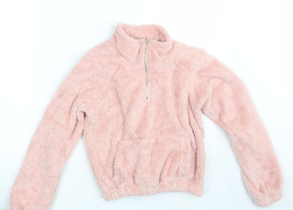 Preloved Select Womens Pink   Pullover Jumper Size S - Front