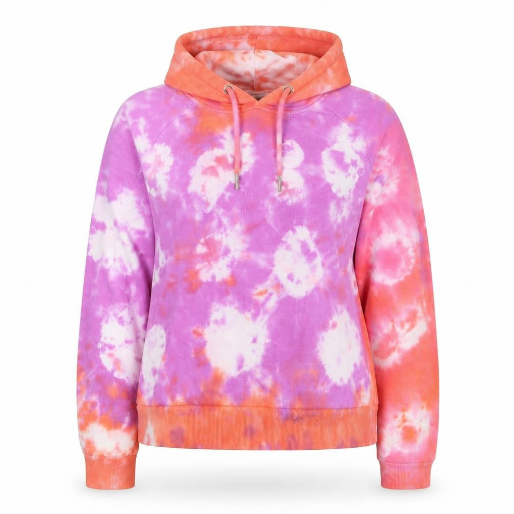 F&F Womens Multicoloured Batik  Pullover Hoodie Size 10