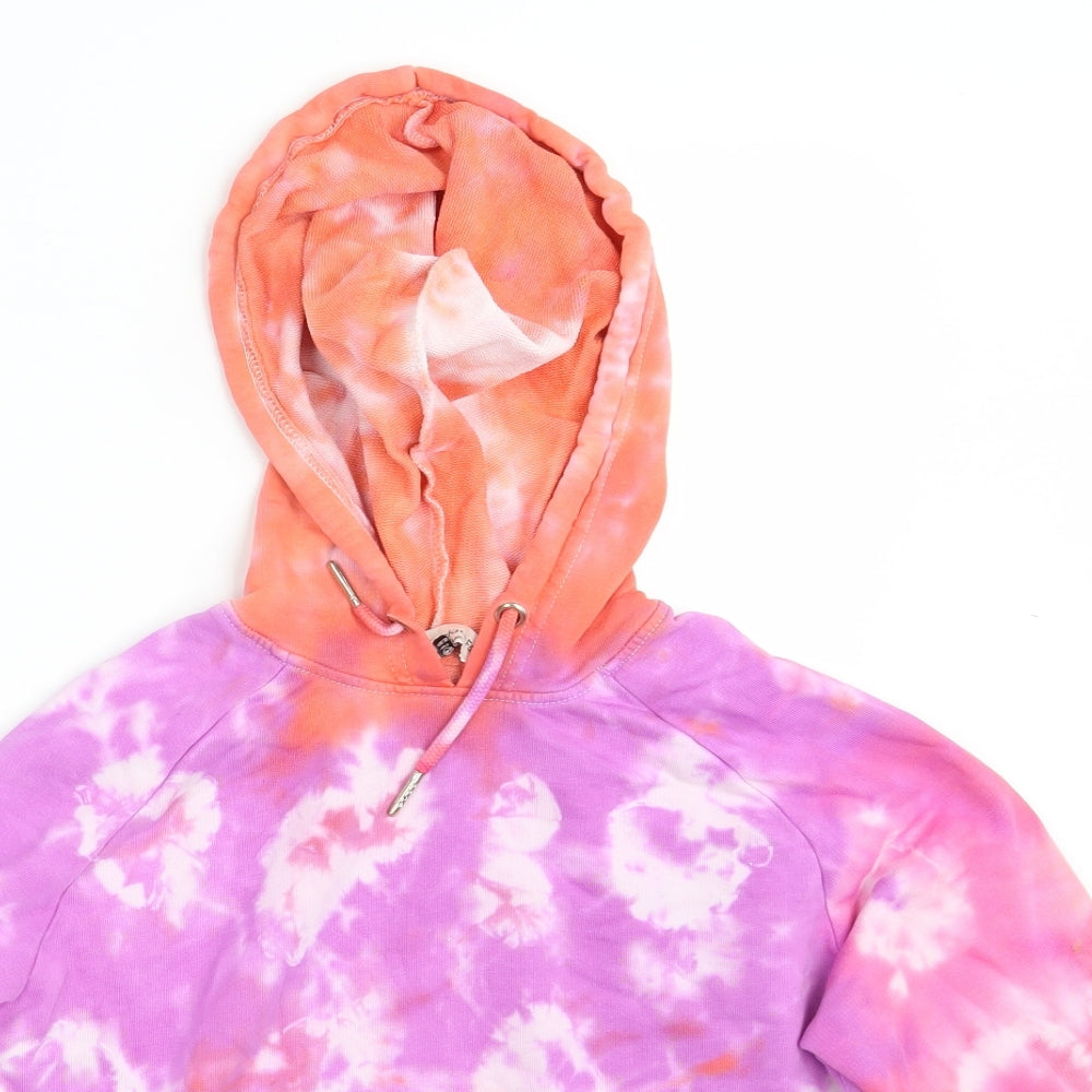 F&F Womens Multicoloured Batik  Pullover Hoodie Size 10