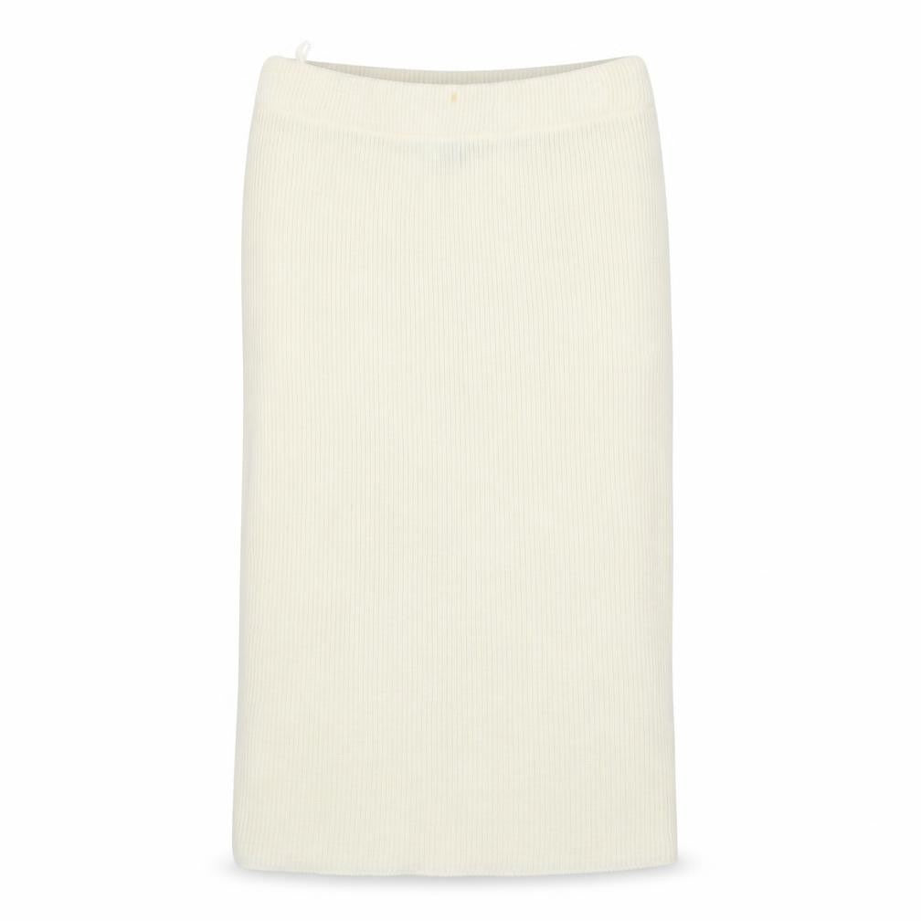 Missguided Womens Ivory   Bandage Skirt Size 8