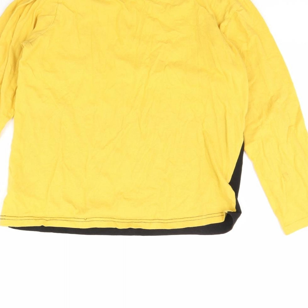 Fortnite Boys Yellow   Basic T-Shirt Size M  - Fortnite