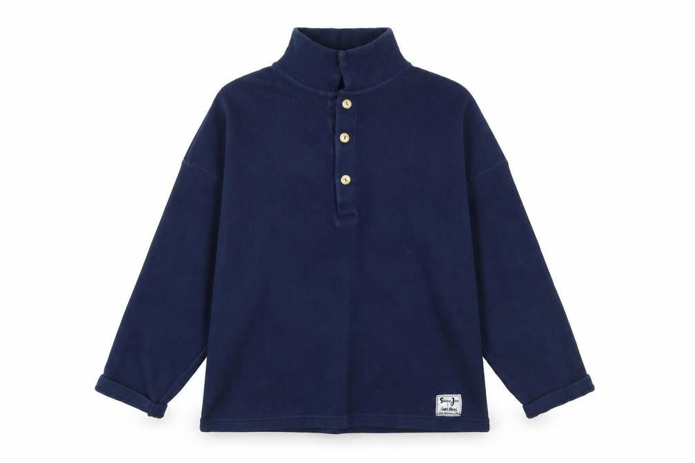 Preworn Mens Blue   Henley Jumper Size S