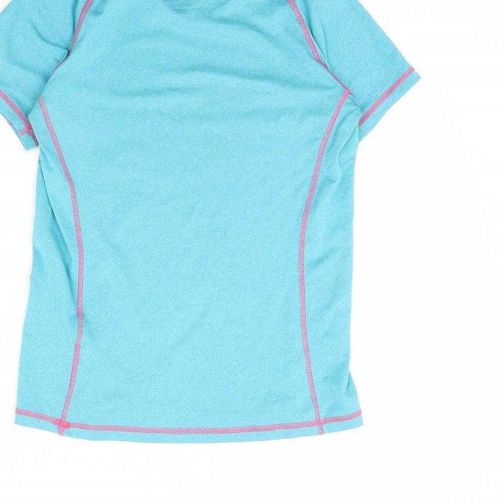 Technical Womens Blue   Basic T-Shirt Size 8