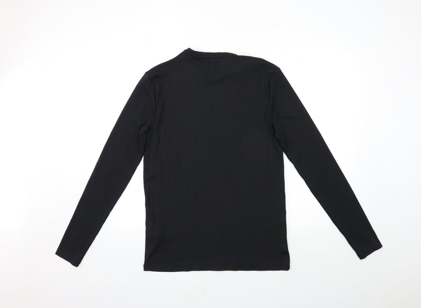River Island Womens Black   Basic T-Shirt Size L