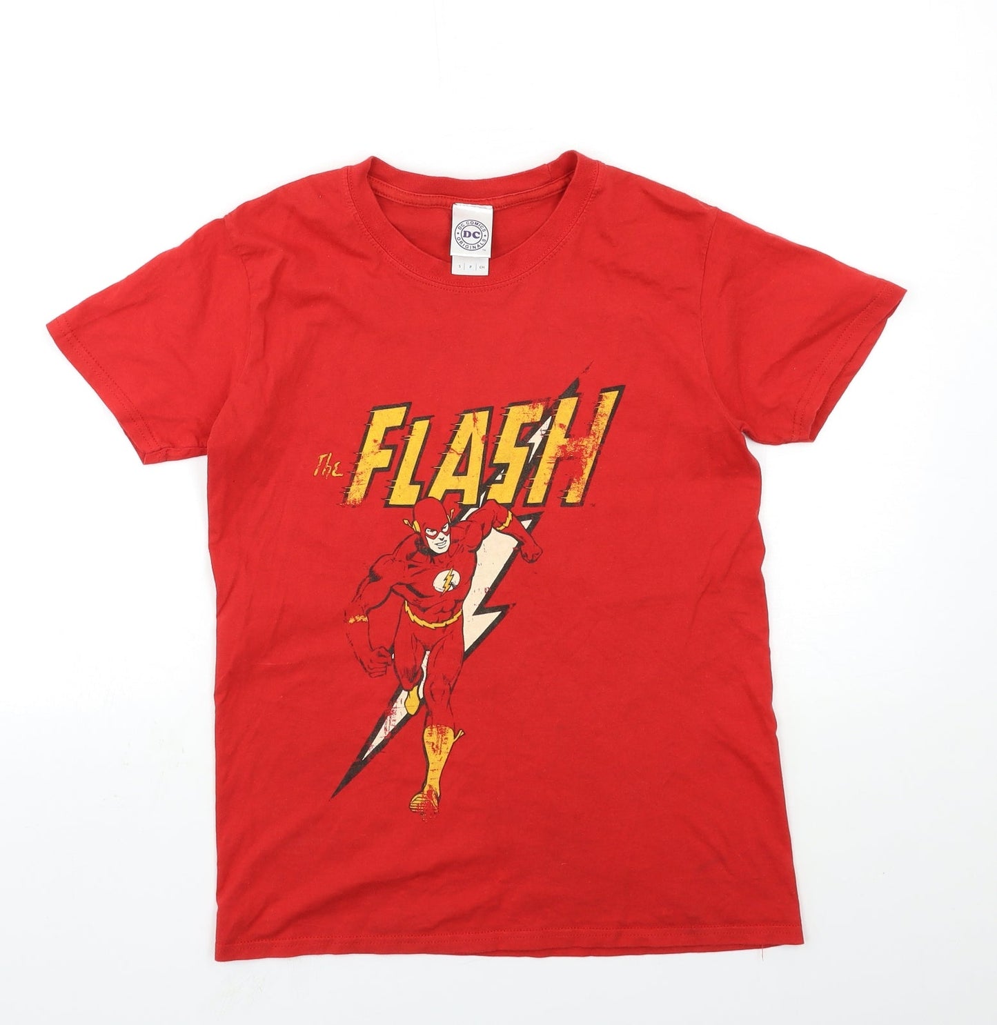 DC Comics Womens Red   Basic T-Shirt Size S