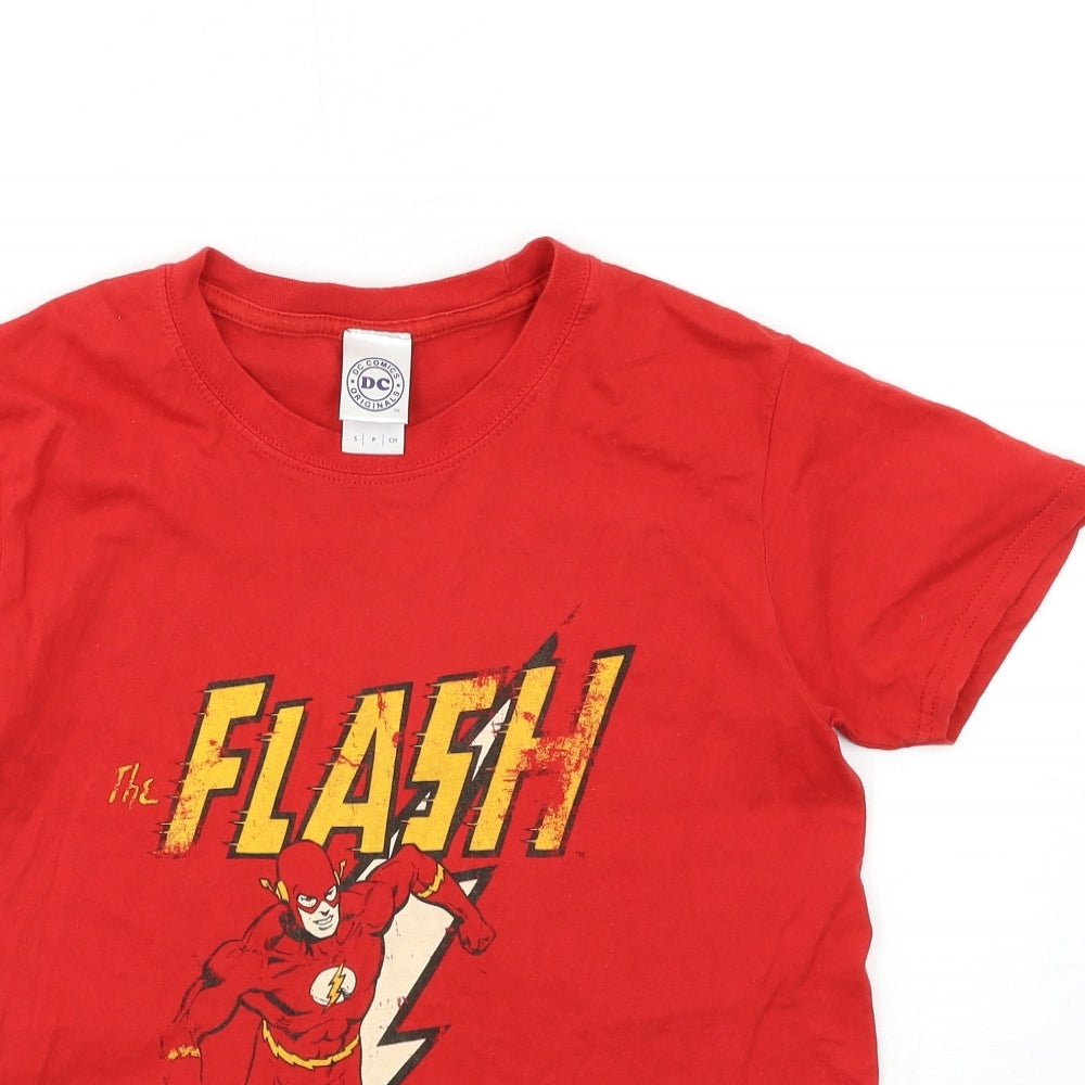 DC Comics Womens Red   Basic T-Shirt Size S
