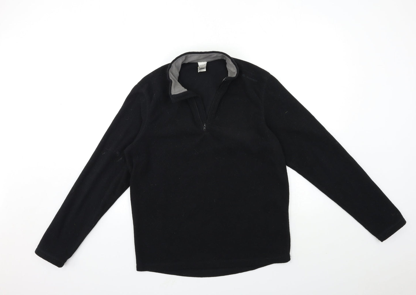 DECATHLON Womens Black  Fleece Jacket  Size M