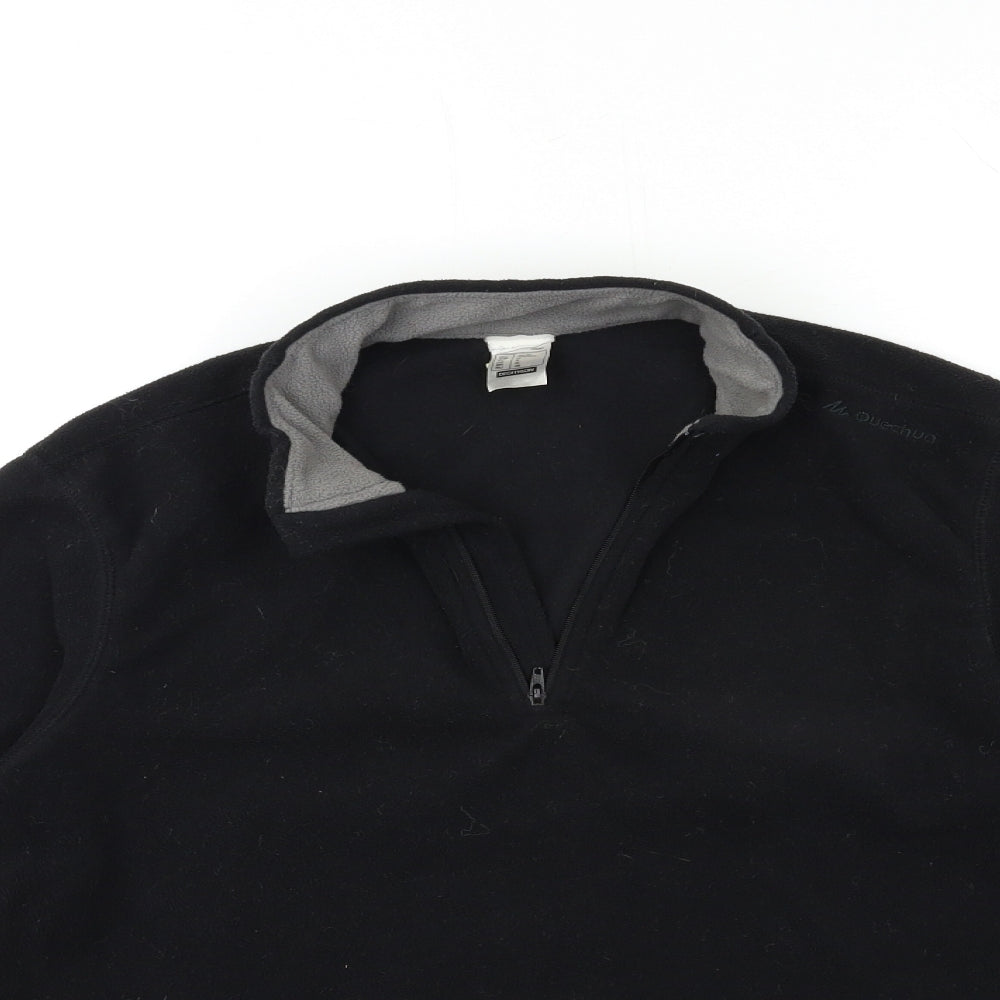 DECATHLON Womens Black  Fleece Jacket  Size M