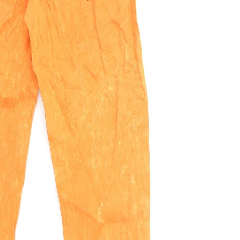 Mini Bleu Womens Orange  Denim Skinny Jeans Size 26 in L32 in