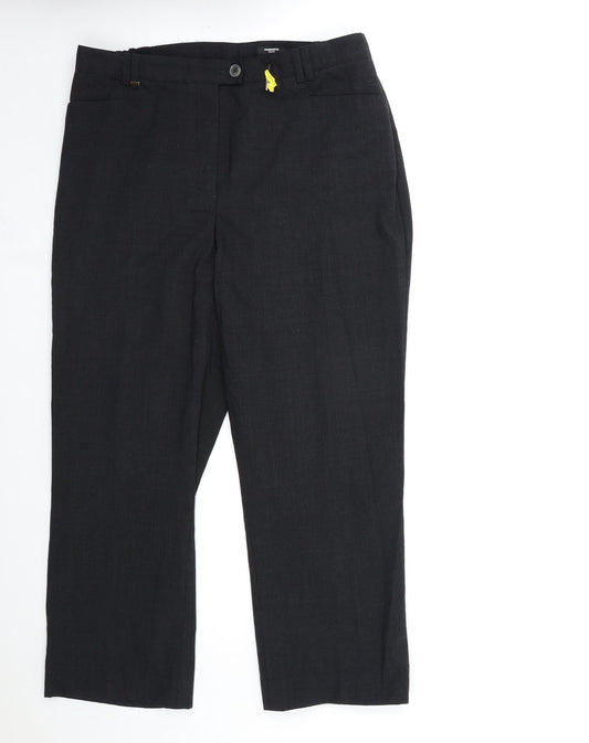 warbush Mens Black   Trousers  Size 32 in L26 in