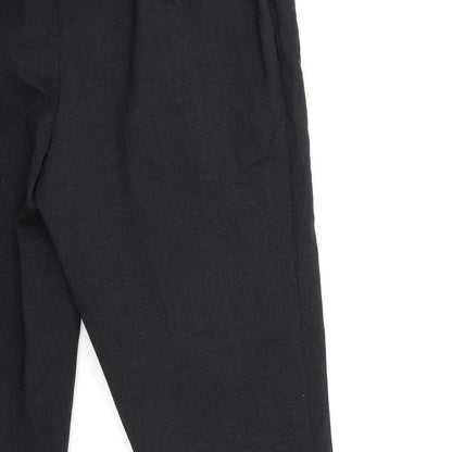 warbush Mens Black   Trousers  Size 32 in L26 in