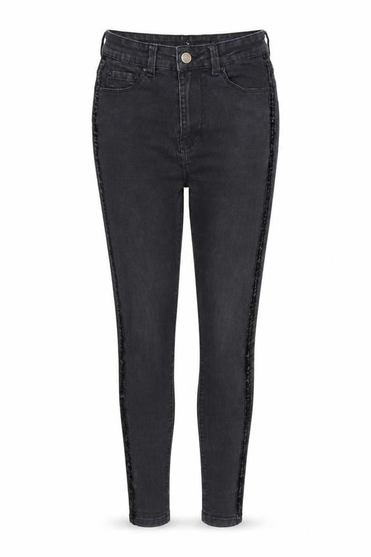 Womens Black  Denim Skinny Jeans Size 23 in L27 in