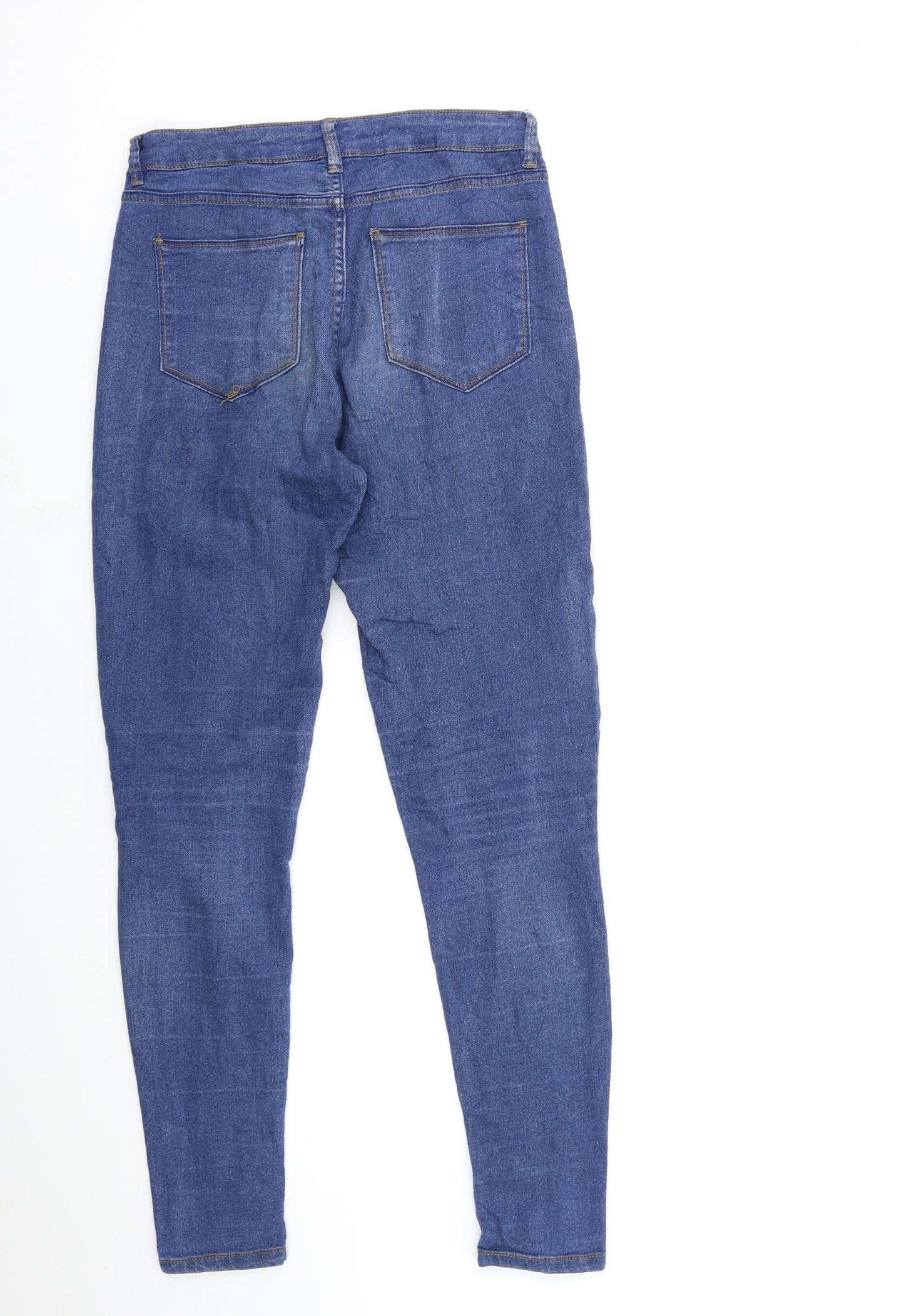 SINSAY Womens Blue  Denim Skinny Jeans Size 8 L29 in