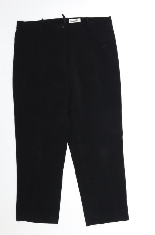 BANMARK Womens Black   Trousers  Size 18 L25 in