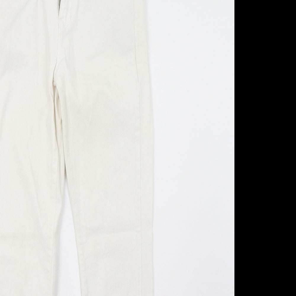 Preworn Womens White   Skinny Jeans Size 6 L28 in