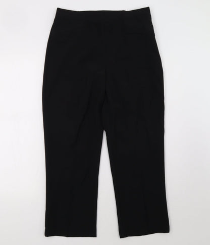Bonmarché Womens Black Trousers Size 12 L28 in