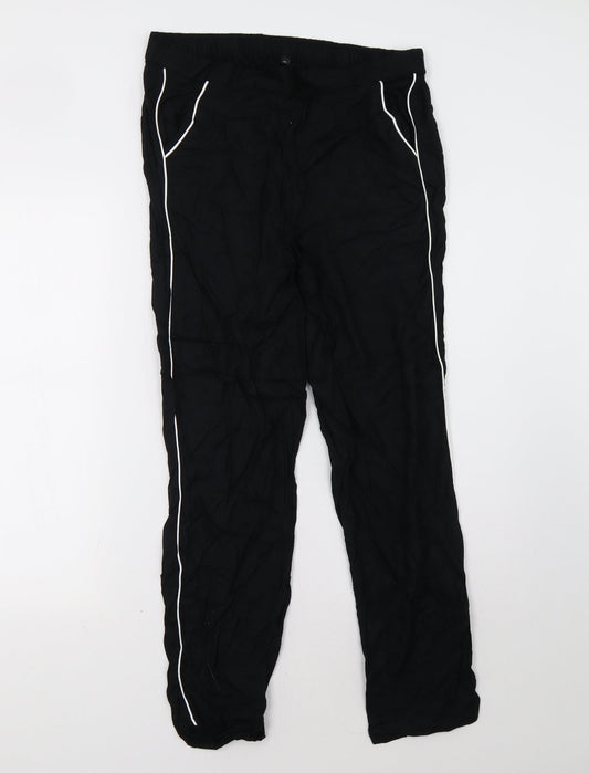 House of Fraser Womens Black   Trousers  Size M L30 in