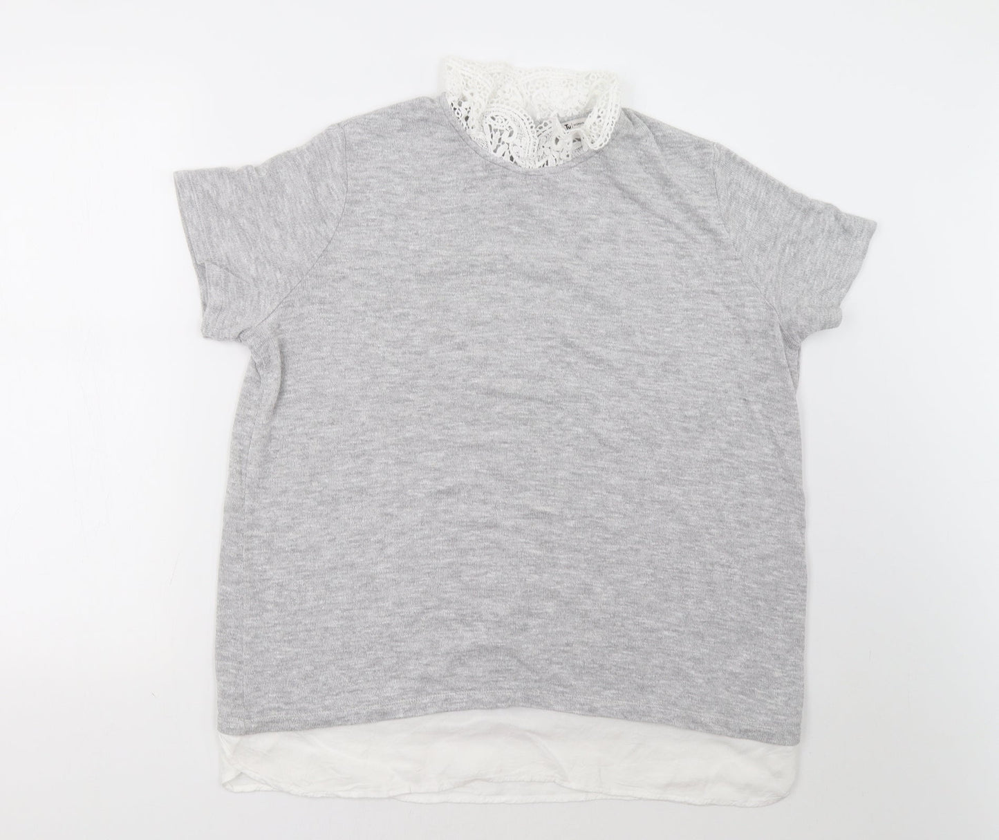 Sainsburys Womens Grey   Pullover Sweatshirt Size 18