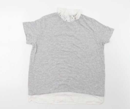 Sainsburys Womens Grey   Pullover Sweatshirt Size 18