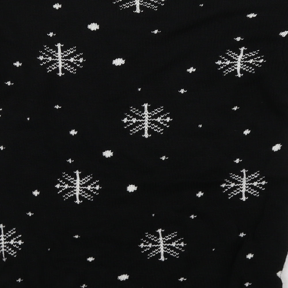 fresh trend Girls Black Polka Dot  Pullover Sweatshirt Size 7-8 Years  - olaf