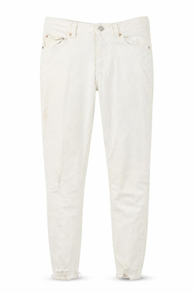 Primark Womens White   Skinny Jeans Size 10 L29 in
