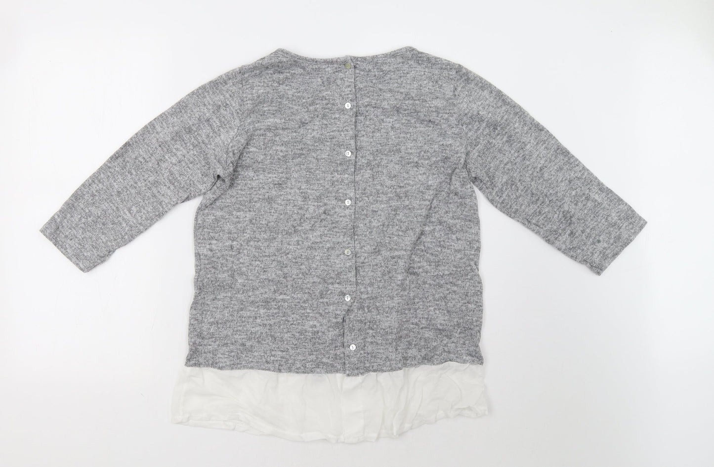 bellambria Womens Grey   Pullover Sweatshirt Size XL