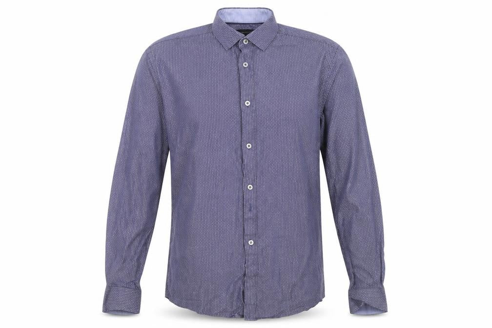 Marks & Spencer Mens Blue    Button-Up Size 14