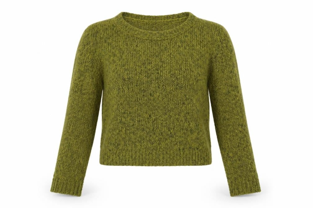 H&M Womens Green   Pullover Sweatshirt Size 6