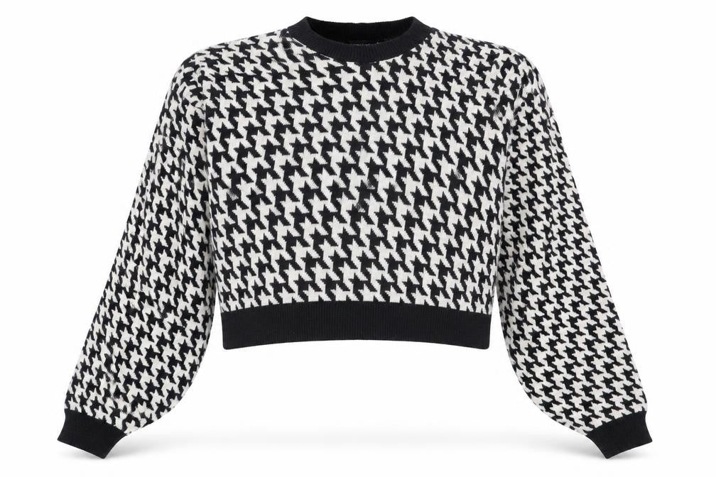 I SAW IT FIRST Womens Multicoloured Herringbone  Pullover Jumper Size 8